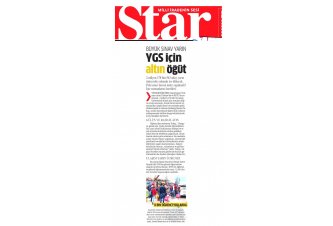 Star Gazetesi'nde 'YGS İçin Altın Öğüt' Konulu Röportaj 